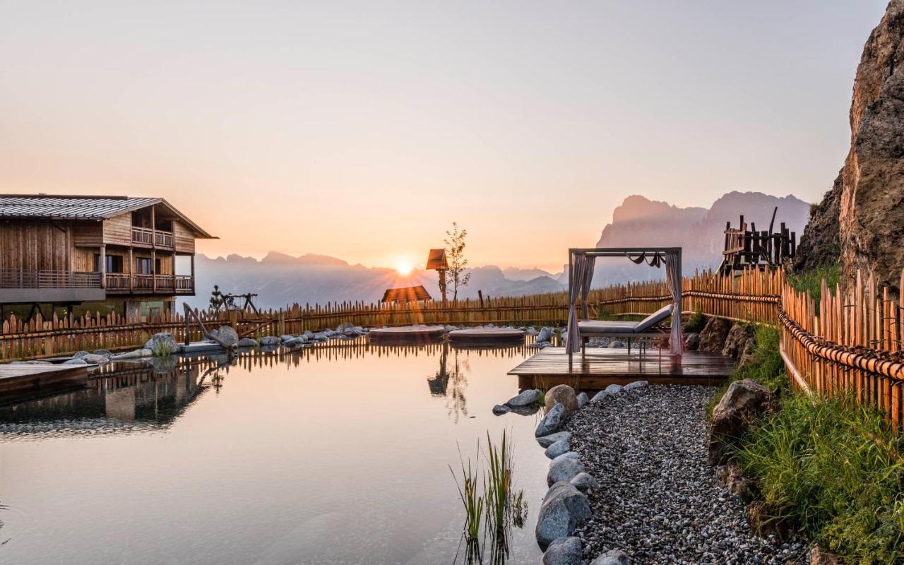 Hotel Goldknopf Alpe Di Siusi Eksteriør billede