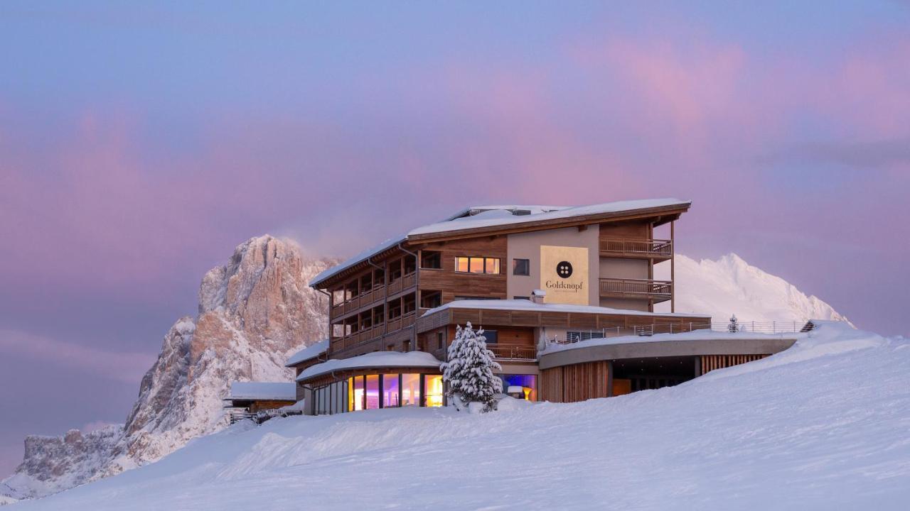 Hotel Goldknopf Alpe Di Siusi Eksteriør billede
