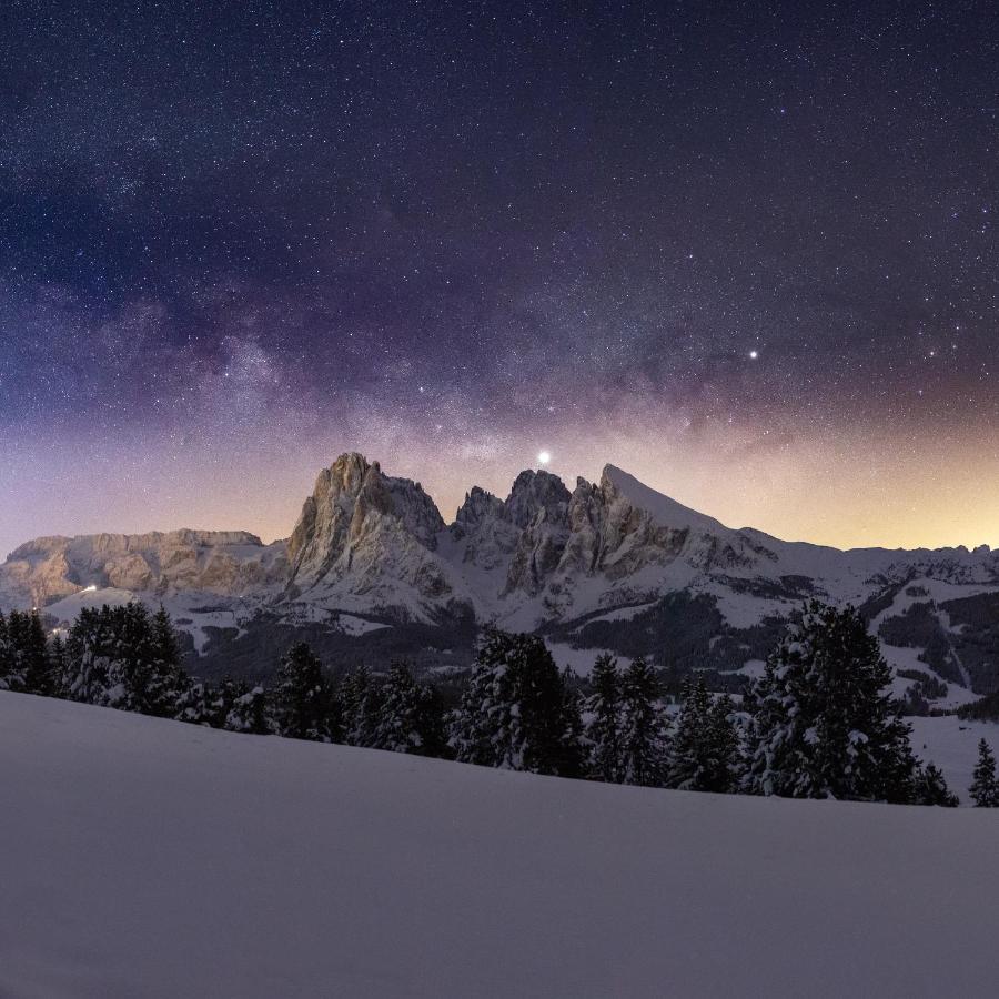 Hotel Goldknopf Alpe Di Siusi Eksteriør billede