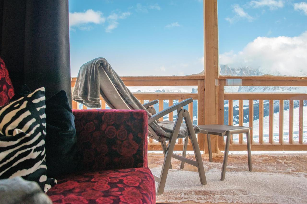 Hotel Goldknopf Alpe Di Siusi Eksteriør billede