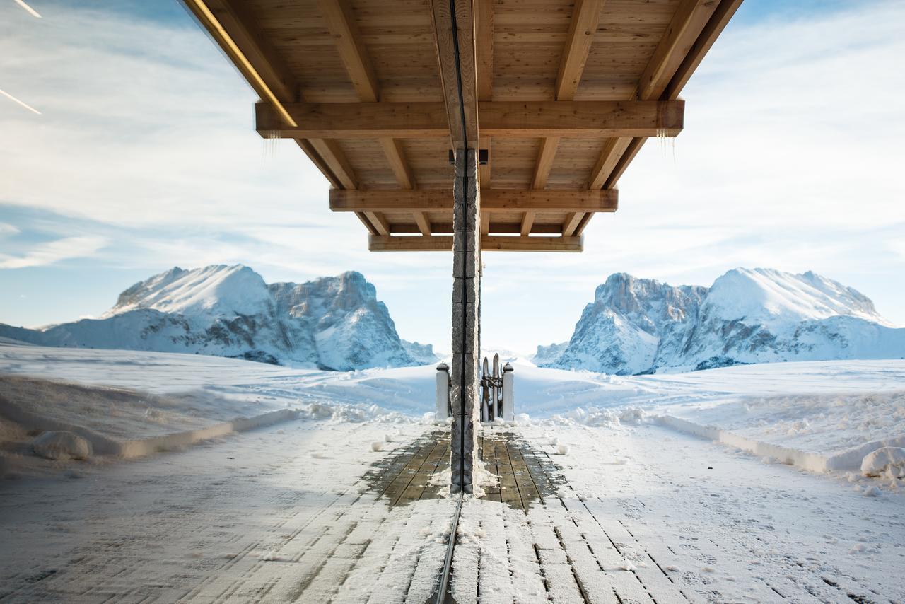 Hotel Goldknopf Alpe Di Siusi Eksteriør billede